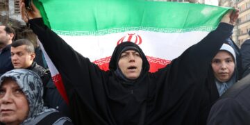Dei manifestanti in Iran