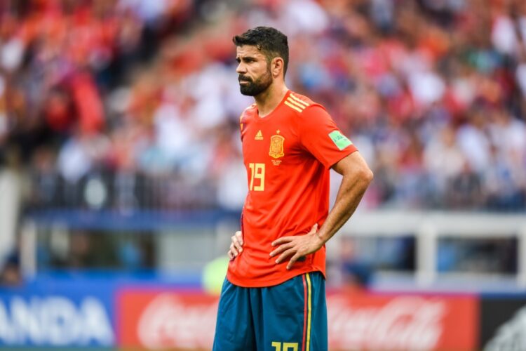 Diego Costa contro il suo ex allenatore ai tempi del Chelsea Antonio Conte