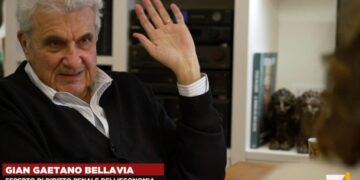 Gaetano Bellavia in un frame tratto da La7