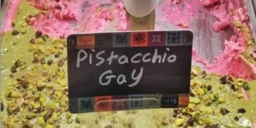 Gelato al gusto "pistacchio gay" genera la polemica
