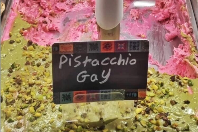 Gelato al gusto "pistacchio gay" genera la polemica