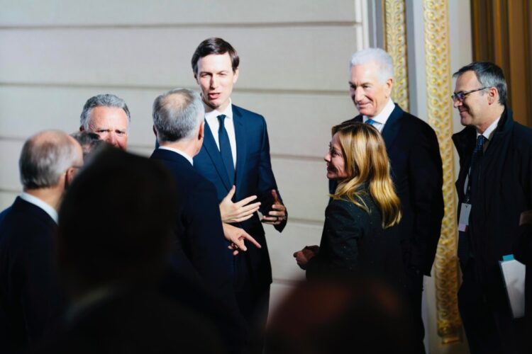 Giorgia Meloni al vertice della Coalizione dei Volenterosi