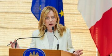La premier Giorgia Meloni