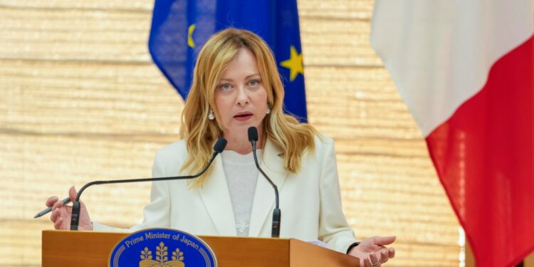 La premier Giorgia Meloni