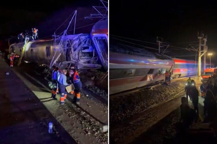I treni deragliati in Andalusia