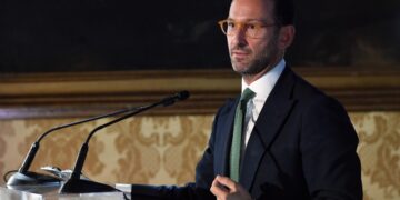Il Sottosegretario al Ministero dell'Economia e Finanze Federico Freni