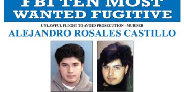 Il manifesto da ricercato di Alejandro Rosales Castillo