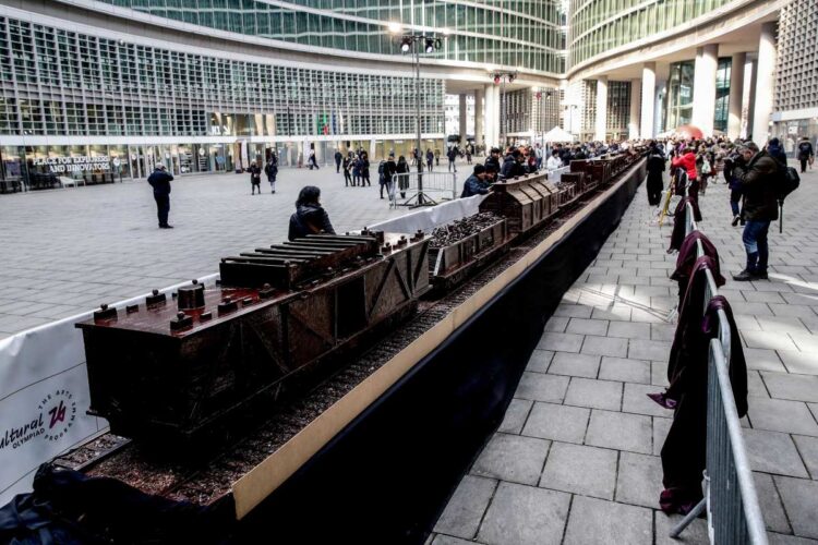 Il treno di cioccolato di Milano da Guinness World Record