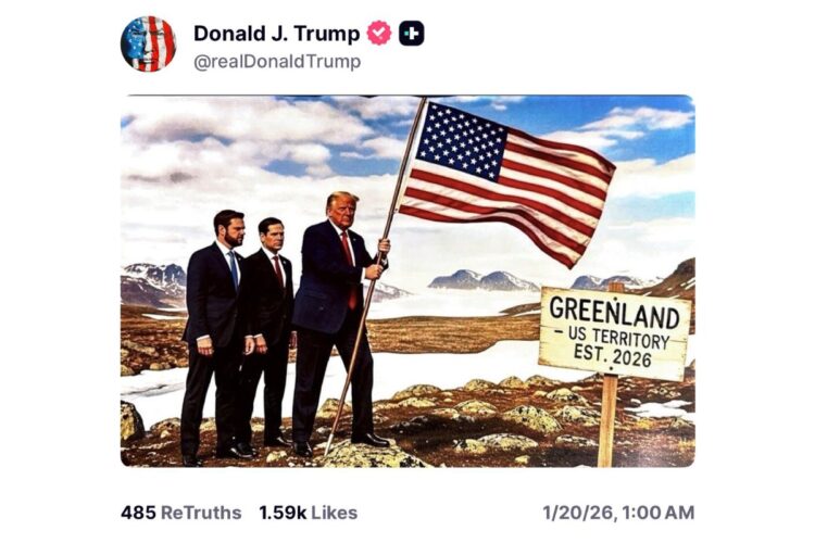 Immagine generata dall'IA pubblicata da Trump su Truth