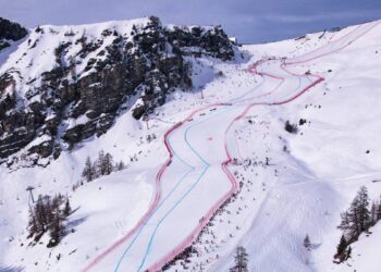 La discesa di Crans-Montana