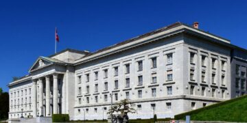 La sede del Tribunale federale a Losanna, parte vitale del sistema giudiziario svizzero