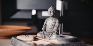 Le statue che raffigurano Buddha sono un elmento tipico del Feng Shui