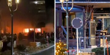 L'incendio e i soccorsi dopo l'incidente a Crans Montana