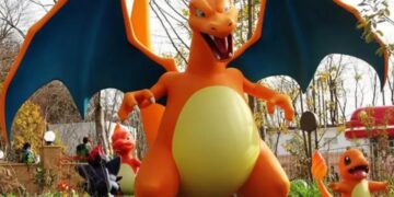 Pokémon come Charmander, Charmeleon e il mitico Charizard nel nuovo parco a tema
