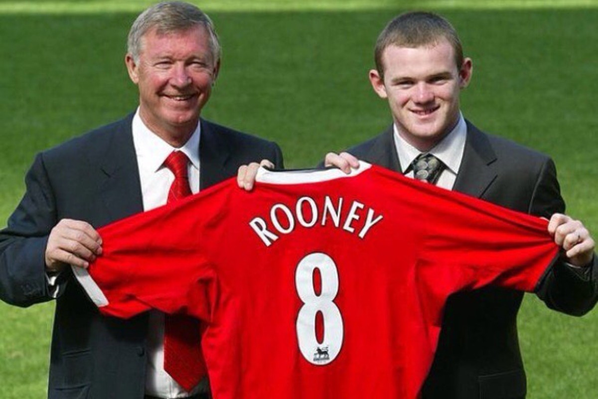 Sir Alex Ferguson e Wayne Rooney nei bei tempi del Manchester United 