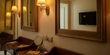 Specchi in camera di hotel
