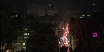Un blackout nella capitale ucraina Kiev