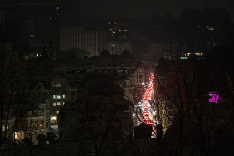 Un blackout nella capitale ucraina Kiev