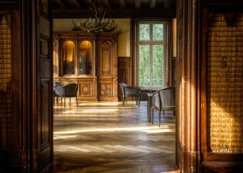 Un pavimento in parquet