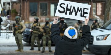 Una protesta a Minneapolis
