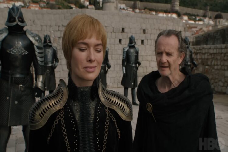 Una scena dell'ottava stagione di Game of Thrones