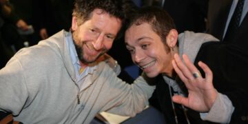 Valentino Rossi con suo padre Graziano