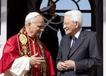 Sergio Mattarella e Papa leone XIV