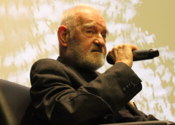 Un primo piano di Bela Tarr