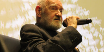 Un primo piano di Bela Tarr