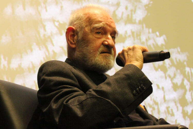 Un primo piano di Bela Tarr