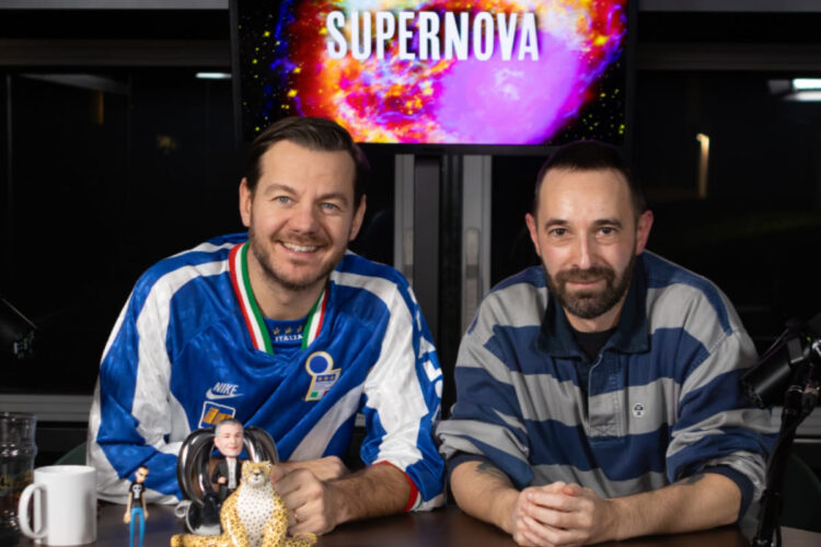 Fausto Lama dei Comacose e Alessandro Cattelan