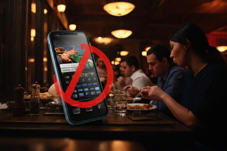 phone ban al ristorante