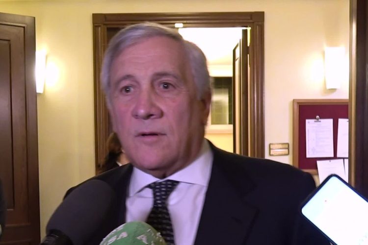 Il ministro degli Esteri Antonio Tajani
