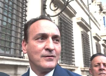 Il presidente della Regione Piemonte Alberto Cirio