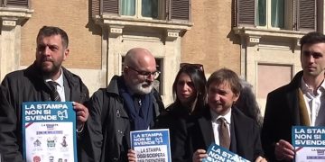 Flash Mob giornalisti de La Stampa