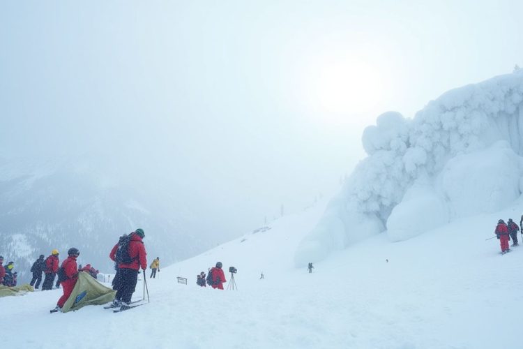 Dieci sciatori dispersi dopo una valanga a Lake Tahoe, soccorsi ostacolati dal maltempo
