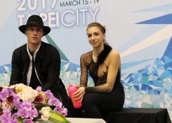 Benoit Richaud assieme a Julie Froetscher