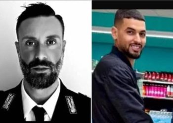 Carmelo Cinturrino e la vittima Abderrahim Mansouri