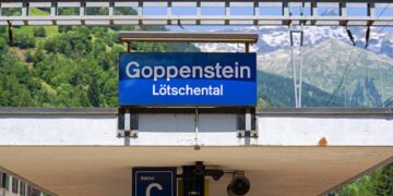 Deragliamento di un treno in Svizzera