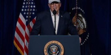 Donald Trump e il discorso in cui annuncia gli attacchi al'Iran