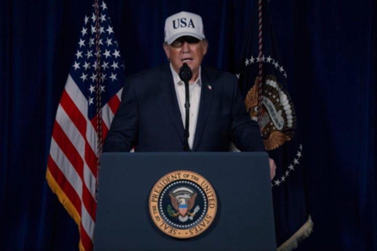 Donald Trump e il discorso in cui annuncia gli attacchi al'Iran