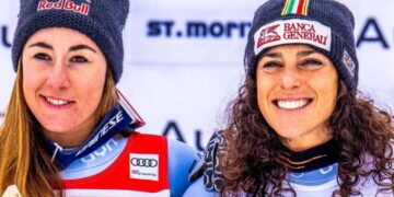 Federica Brignone e Sofia Goggia