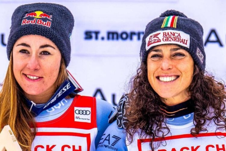 Federica Brignone e Sofia Goggia