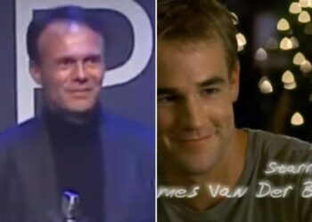 Francesco Pezzulli e Dawson Leery, personaggio interpretato da James Van der Beek