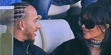 Lewis Hamilton e Kim Kardashian insieme al Super Bowl