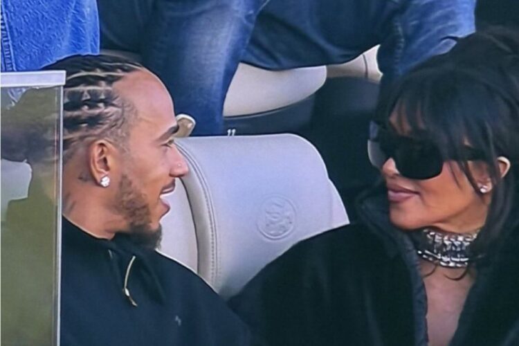 Lewis Hamilton e Kim Kardashian insieme al Super Bowl