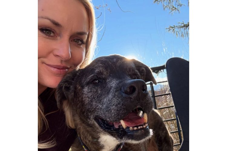 Lindsey Vonn e il suo amato Leo