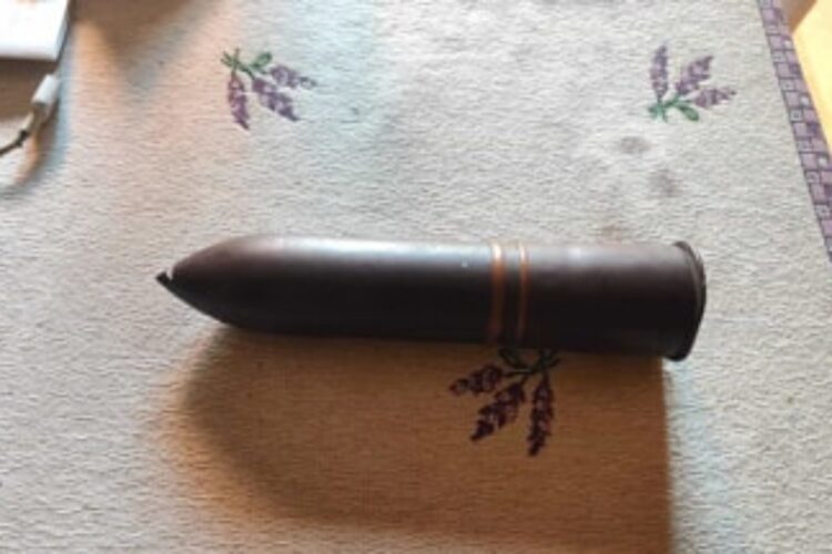 Un ordigno della Prima Guerra Mondiale