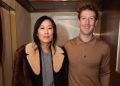 Mark Zuckerberg con la moglie Priscilla