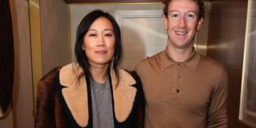 Mark Zuckerberg con la moglie Priscilla